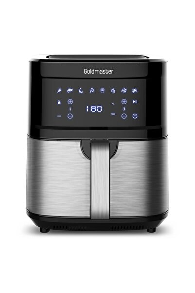 GOLDMASTER SmartyCook 7 Litre Inox Geniş Hazneli XXL Dokunmatik 9lu Fan Tekno...