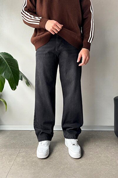 Flaw Wear Premium Wash Μαύρο Φαρδύ Τζιν