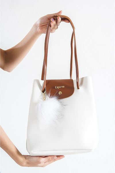 Capone Outfitters Padova Leder Damen Schultertasche