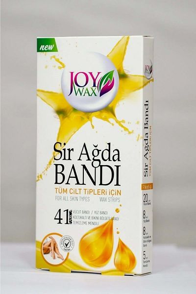 JOYWAX Joy Wax 41 Pack Waxing Strip Natural All Skin