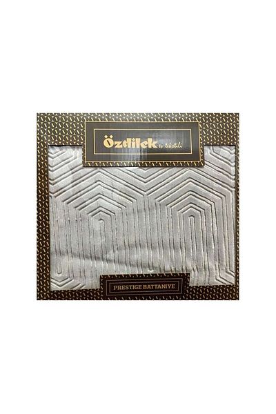 Özdilek Özdilek Prestige - Double Gray Blanket, 220X240 Boxes