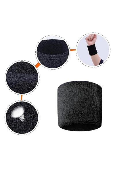 SCHMILTON Black Sch01 Model Towel Bracelet