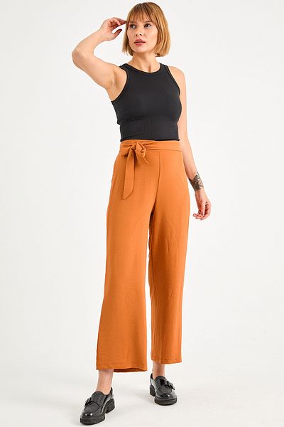 DPARİS Ayrobin Trousers with Tie Waist