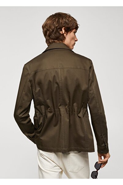 MANGO Man Cepli Pamuklu Ceket