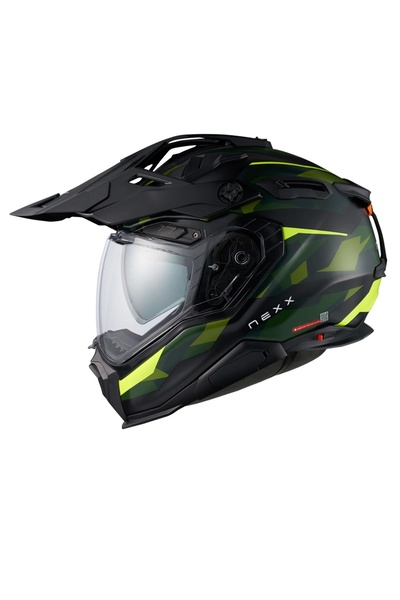 Nexx X.WED 3 TRAILMANIA MAT YEŞİL-NEON SARI KASK