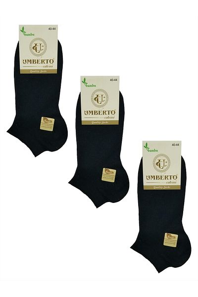 Umberto Calvini Мъжки чорапи Umberto Boots от естествен бамбук, 12 броя - 307