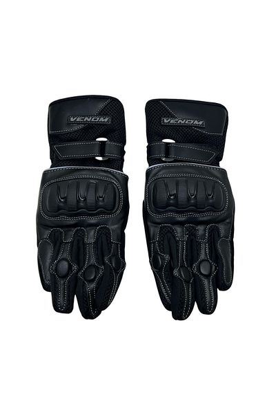 VENOM Gloves Vn-950 Long Black with Mesh