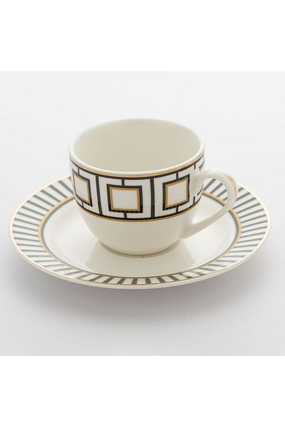 Orange Bed & Bath ZIMMER COFFEE SET | Turkish Coffee Cups Set 12 Pieces