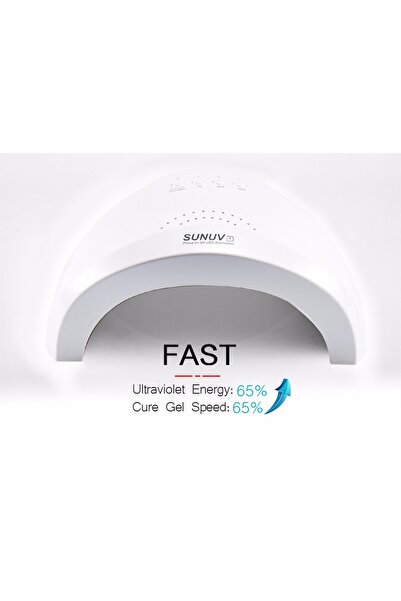 SunUV Sun1 48W profesyonel Tırnak cilası LED manikür UV Lamba Tırnak Kurutucu...