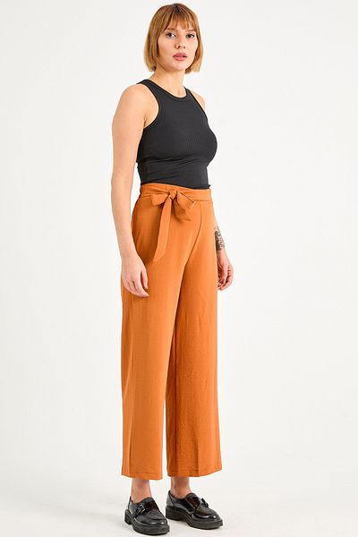 DPARİS Ayrobin Trousers with Tie Waist