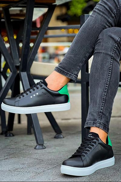 Ayakkabı Fuarı Elit Btnttk01C Men's Classic Sneakers Black