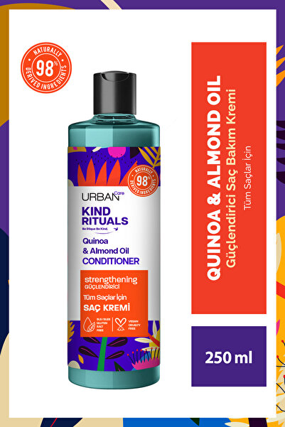 Urban Care Kind Rituals Kinoa & Almond Oil Güçlendirici Saç Bakım Kremi %98 D...
