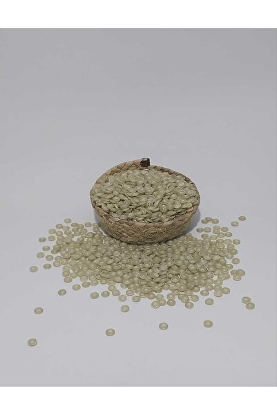 Tasarım Beige Color Patterned 1 cm Diameter Polyester Button 50 Pieces.