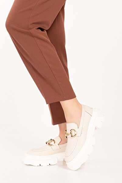 Gondol Hakiki Deri Hafif Taban Tokalı Oxford Ayakkabı Wst.1318