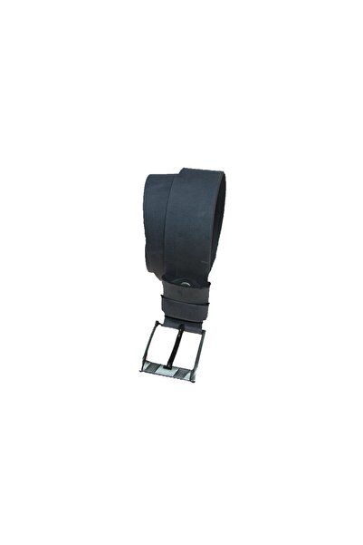 Hakiki Deri Erkek Nubuk Kot Kemeri 4,5 CM