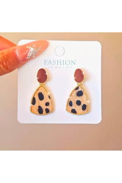 Store Leopard Print Dangle Stylish Women's Earrings Valentine's Day Gift