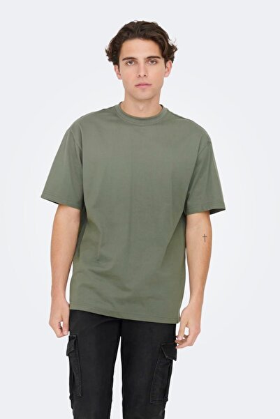 Only & Sons Rahat Kesim Yuvarlak T-Shirt