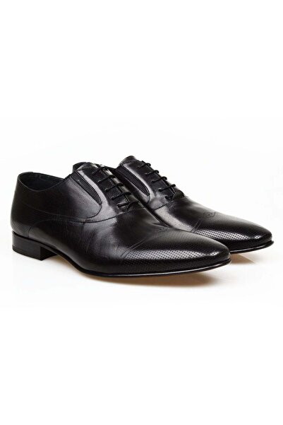Butik PANTOFI BĂRBAȚI DIN PIELE GENUINĂ CU șireturi CULOARE NEGRĂ