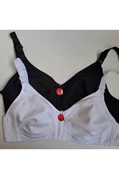 NARIYA Γυναικείο βαμβακερό σουτιέν Plus Size Gatherer 2 τεμαχίων Χτενισμένο β...