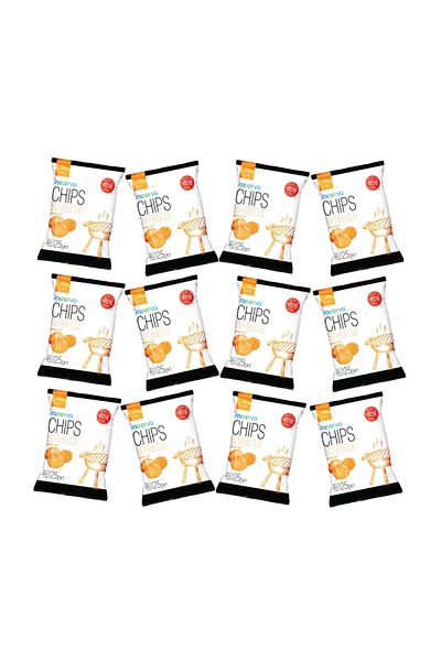 Laperva Light Chips, Barbecue, 25 Gm, (Box Of 24 Piece)