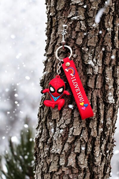 Lynare Spiderman Spiderman 3D Silicone Keychain and Bag Accessory