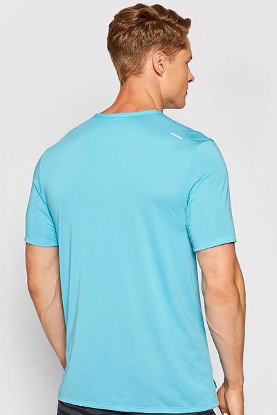 Nike Ανδρικό μπλουζάκι για τρέξιμο Dri Fit Rise 365 μπλε κοντομάνικο μπλουζάκι για τρέξιμο
