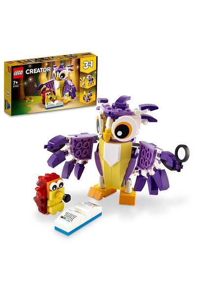 LEGO ® Creator 3 in 1 Fantasy Forest Creatures 31125 - Creative Toy Building Set (175 Pieces)