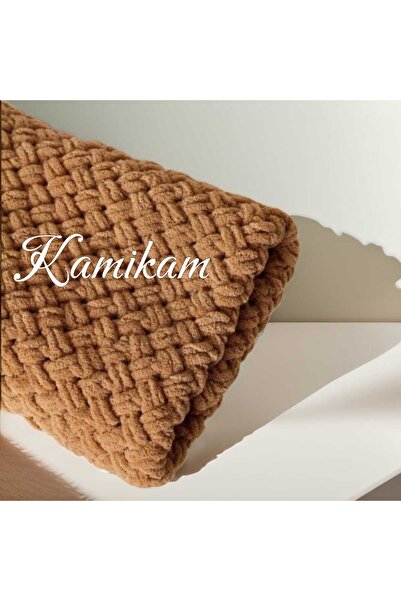 KAMİKAM Pluș Velvet Soft Alize 100 X 100cm Pătură pentru bebeluși tricotată m...