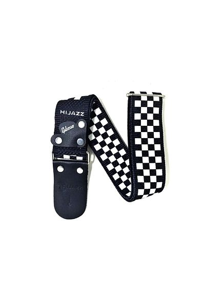hijazz Gitar Strap with Genuine Leather End (Hanger Lock and Pena Gift)