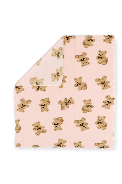 Bebitof Cute Bears Patterned 90X100 cm Plush Baby Blanket