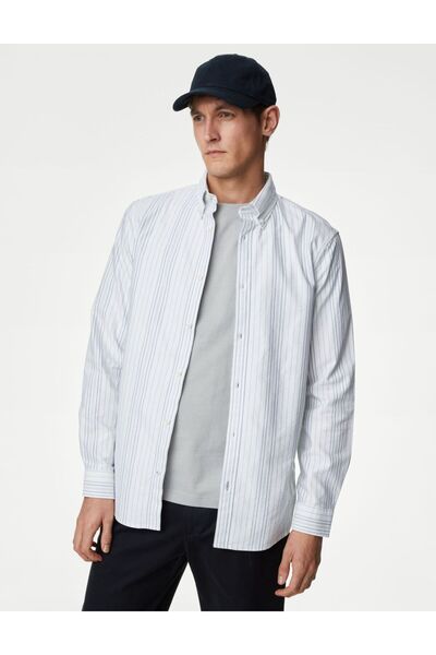 Marks & Spencer Regular Fit Uzun Kollu Oxford Gömlek
