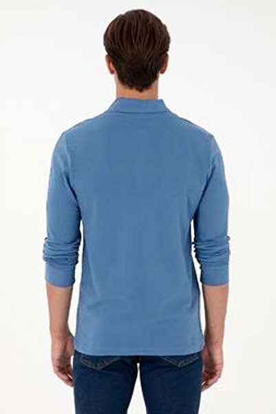 U.S. Polo Assn. Ανδρικό φούτερ - Regular Fit - ΜΠΛΕ - 5XL - ST07960-BLUE-5XL