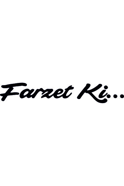 Birim Matbaa Farzet Ki̇ Auto Sticker(32X5 cm)