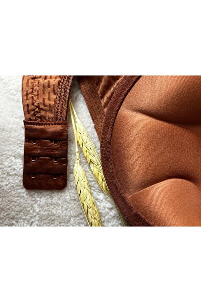 MİSTİRİK Бюстгальтер Blera Model Premium Daily - Push Up, з додатковою підкладкою, з подвійною обшивкою, мідного кольору