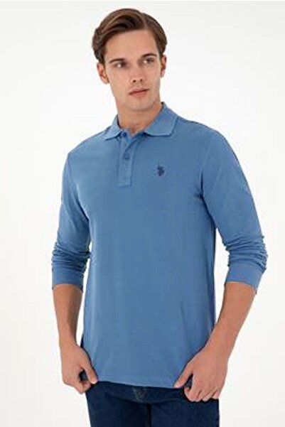 U.S. Polo Assn. Ανδρικό φούτερ - Regular Fit - ΜΠΛΕ - 5XL - ST07960-BLUE-5XL