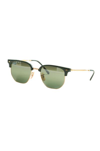 Ray-Ban Ray Ban Unisex Irregular New Clubmaster Sunglasses- Rb 4416 - Lense Size:51mm - Green On Arista