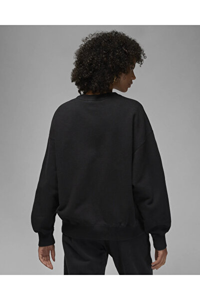 Nike Hanorac oversized din bumbac pentru femei Air Jordan Wordmark - Bumbac, croi larg dv6469