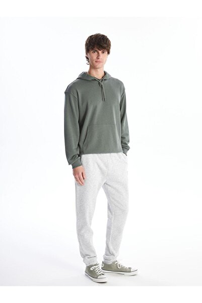 LC Waikiki Ανδρικό χοντρό Jogger φούτερ Casual White Standard Fit