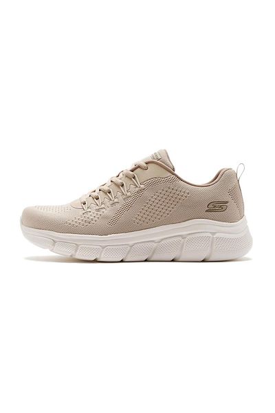 SKECHERS بوبس سبورت بي فليكس 118101   - حذاء رياضي باللونين البيج والبني