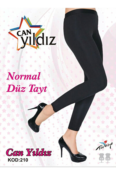 CANYILDIZ Can Yıldız Kadın Siyah Düz Tayt