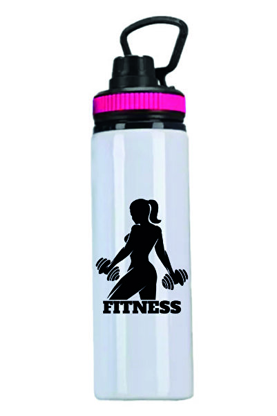 DKDZ SHOP زجاجة مياه مطبوعة للياقة البدنية - 002 (يرجى تحديد الاسم عند الولادة)