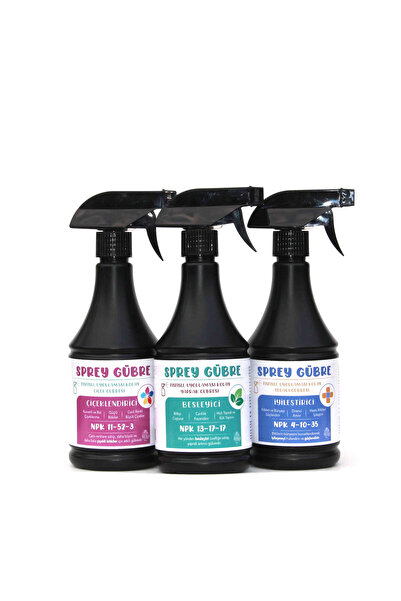 SEIKA Hazır Kullanım Gübre Paketi (3x500 Ml)