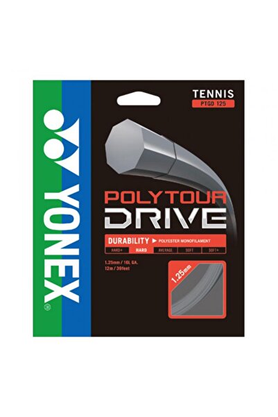 YONEX POLY TOUR DRIVE 1.25 (12m) TENİS KORDAJI Gri