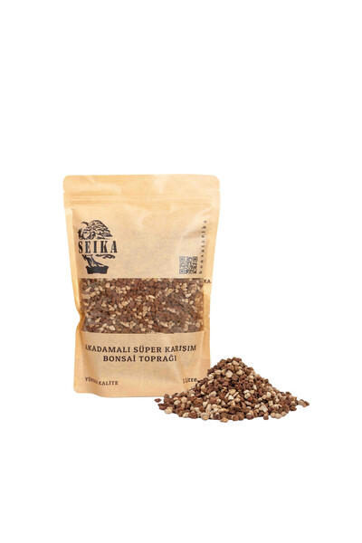 Bonsai Seika Akadamalı Süper Karışım Bonsai Toprağı Tk01 (1 LİTRE)