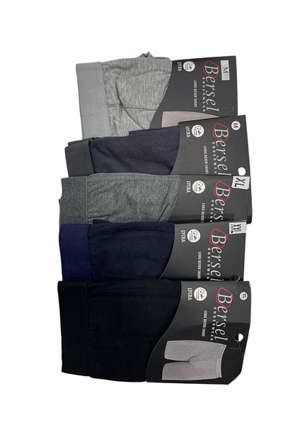 Velura Ανδρικό Lycra μακρύ μαύρο 5 τμχ Boxer Short Οικονομικό και ποιοτικό πακέτο