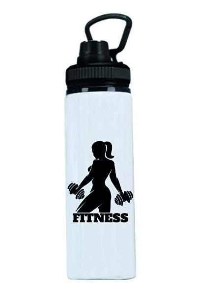 DKDZ SHOP زجاجة مياه مطبوعة للياقة البدنية - 003 (يرجى تحديد الاسم عند الولادة)