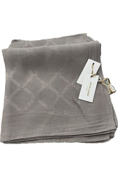 Pierre Cardin Monogram Patterned Shawl - 1080800 -981 Model