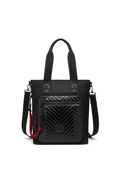 SMART BAGS Shiny Fabric Cross Strap Women's Shoulder Bag 3248