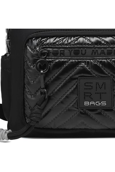 SMART BAGS Geantă de damă cu curea încrucișată din țesătură strălucitoare 3251