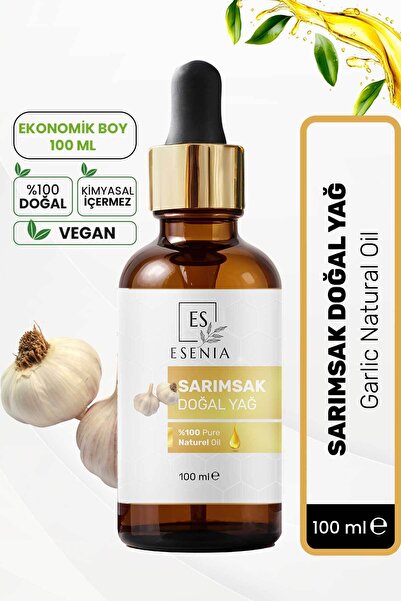 ES ESENIA Sarımsak Yağı %100 Saf ve Doğal Bitkisel Uçucu Yağ Garlic Essential...